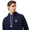 Lacoste Mens Heritage Badge Fleece Hoodie