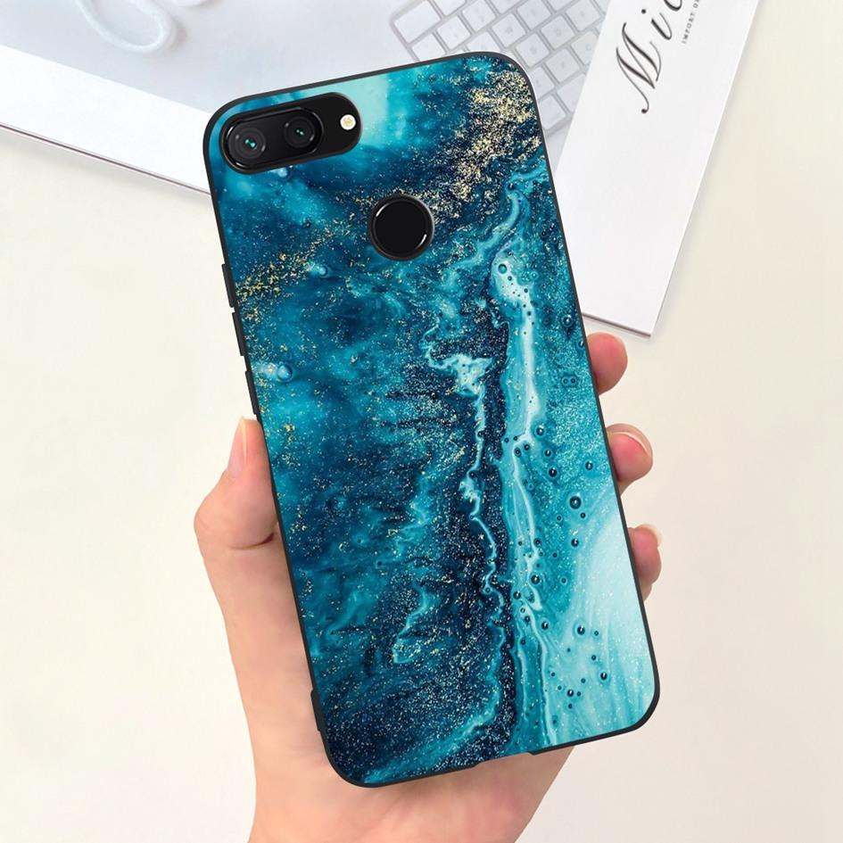For Xiaomi Mi 8 Lite Case 6.26" Fashion Landscape Girls Bumper Soft Silicone Phone Cover For Xiomi Mi 8 Lite Funda Mi8Lite Pouch