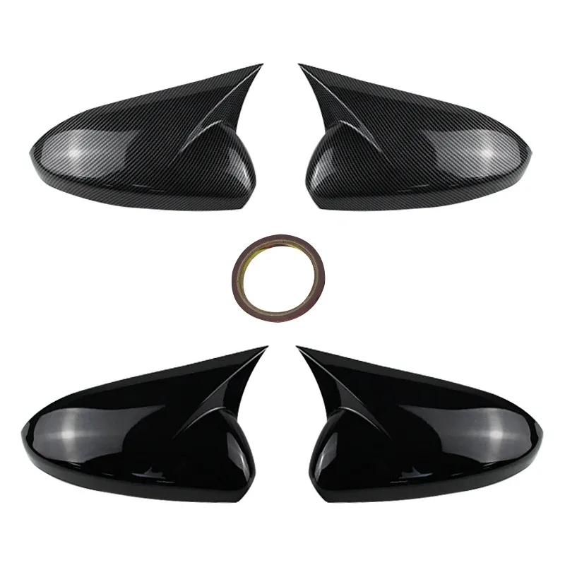Rearview Mirror Cover Carbon fiber glossy black Car Shields Exterior Accessories For Chevrolet Cruze 2008 2009