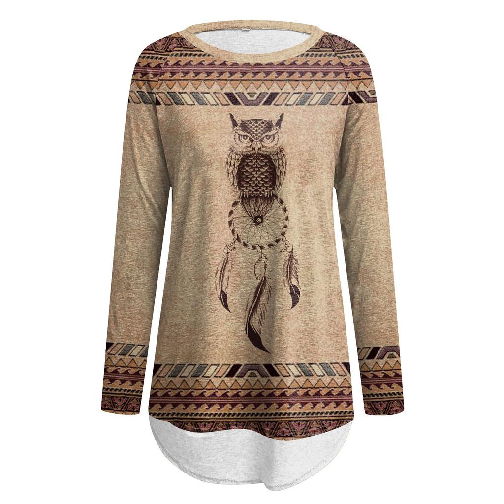 Womens Western Sweatshirts Dress Casual Tops Wear Long Sleeve Shirts Outfit Clothes For Women