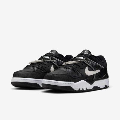 NIGO × Air Force 3 Low Черно-белые OGIN HV8070-001 Унисекс