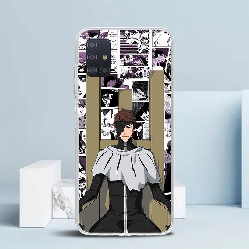 Чехол для телефона Aizen Sousuke Bleach для Samsung Galaxy A52 A32 A22 A12 A51 A50S A30S A10S Note 20 Ultra 10 S10 Plus A31 A20 A71 A72