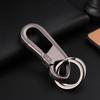 Rockyu Keychain, Men's, Women's, Car Key Ring, Resistant, Zinc Alloy, Double Ring Design,