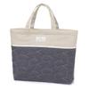 COLORFUL CANDY STYLE 5-Piece School Bag Set Quilted Cotton Dusky Ash Blue Lesson Bag Shoe Case Drawstring Pouches Kindergarten Elementary