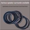 Speaker Surround Repair Parts: Foam, Rubber, Cloth; Available in 2-line, 3-line for 6.5", 8", 10", 12", 15" Sizes.