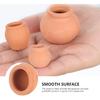 GANAZONO 6 шт. Маленькие Мини-Глиняные Горшки Терракотовый Горшок Глиняная Керамическая Керамика Горшок-Кашпо Кактус Питомник Глиняные Горшки Круглые Горшки для Растений для Помещения и Улицы