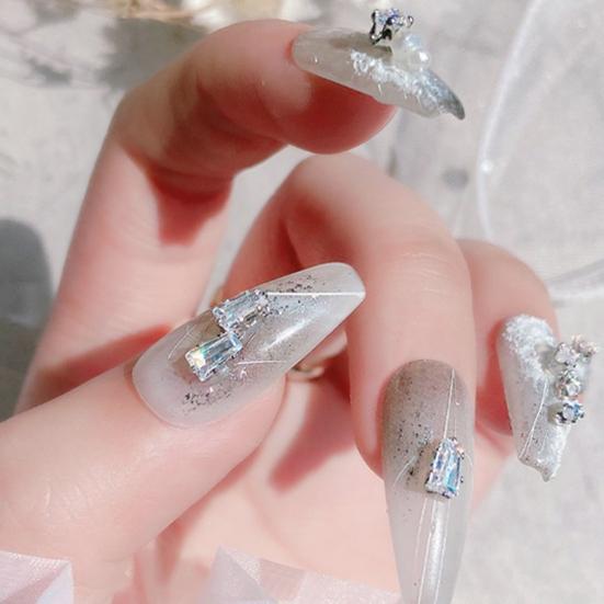 20 шт./кор. украшения для ногтей блестящие кубические цирконии блестящие стразы для ногтей ювелирные украшения для женщин