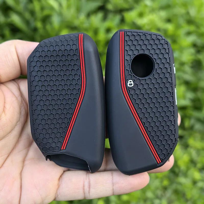 Silicone Car Key Fob Ring Chain Cover Case For BMW 530i 540i 550e 750e 740i 760i X1 X2 X5 X6 X7 M5 iX1 iX2 iX XM i5 i7 2024 2025