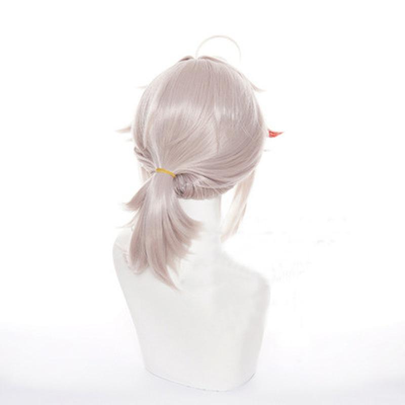 Kazuha Косплей Парик Genshin Impact 46 см Короткие Волосы Аниме Косплей Хэллоуин Термостойкие Синтетические Парики