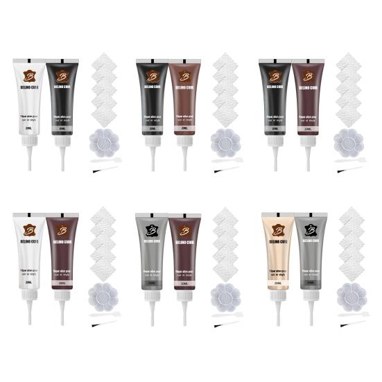 20ml Faux Leather Repair Gel Kit Vinyl Restoration Cream Set Repair Scratches Cracks Leather Furniture Care Products