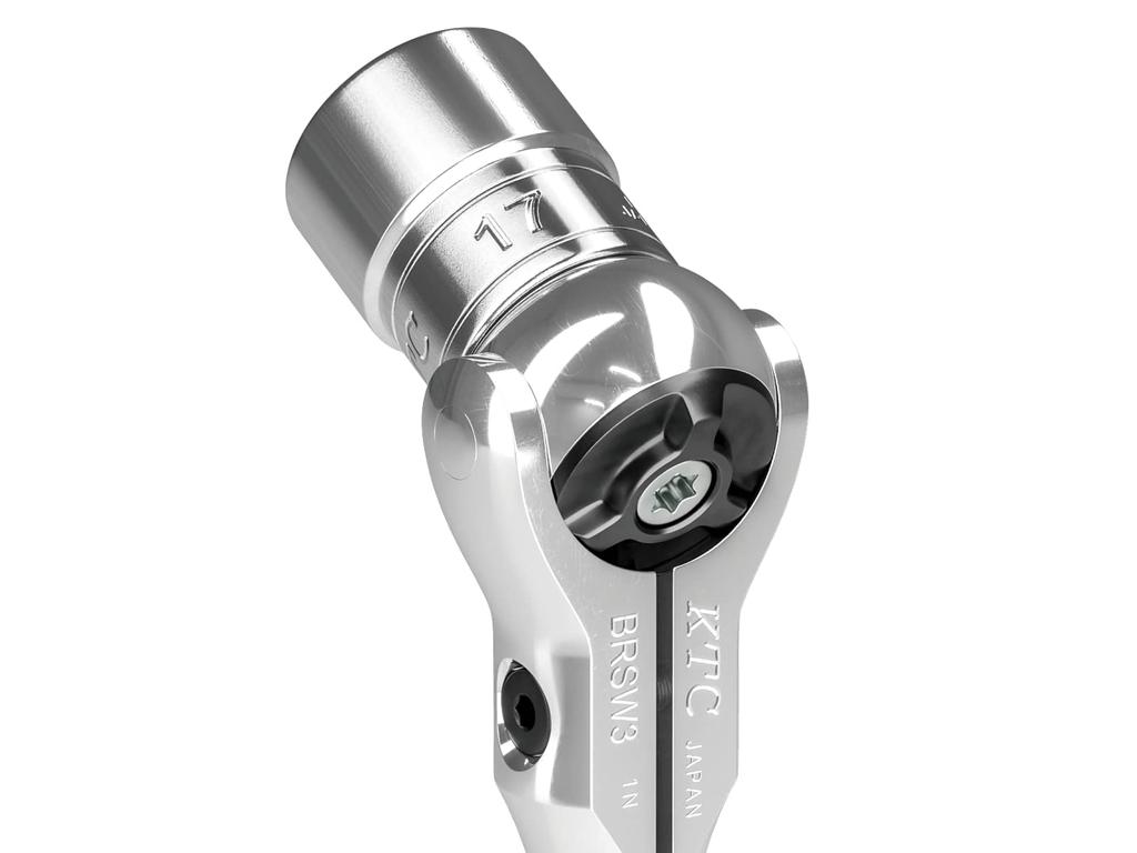 Рукоятка-трещотка с шарниром Kyoto Tool Серебристая (КТК) 9,5 кв.м. BRSW3,