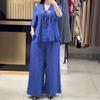 Fashionable Casual Loose Short-sleeved Plus-size Suit for Women