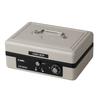 Carl Office Equipment Outdoor Cash Register, Portable Safe, Cash Box, A6, Gray, CB-8250-D
