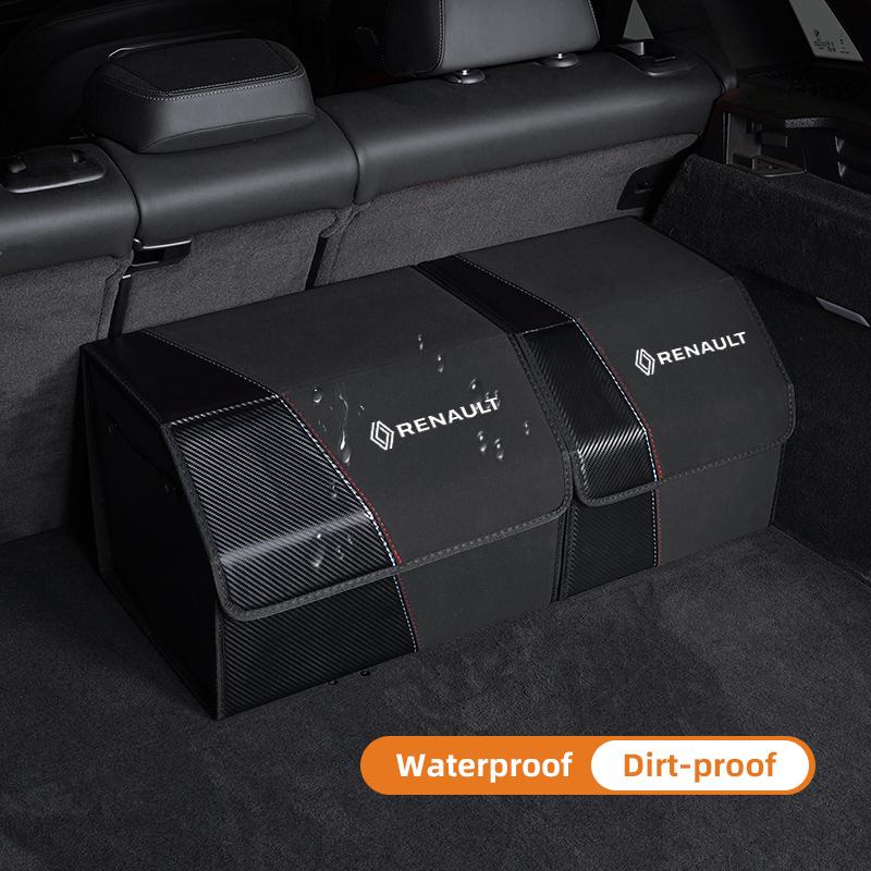 2026 Hot Car Trunk Organizer Box Foldable Storage Tidying Bag Auto Accessories For Renault Megane 2 3 4 Twingo Clio Talisman S888
