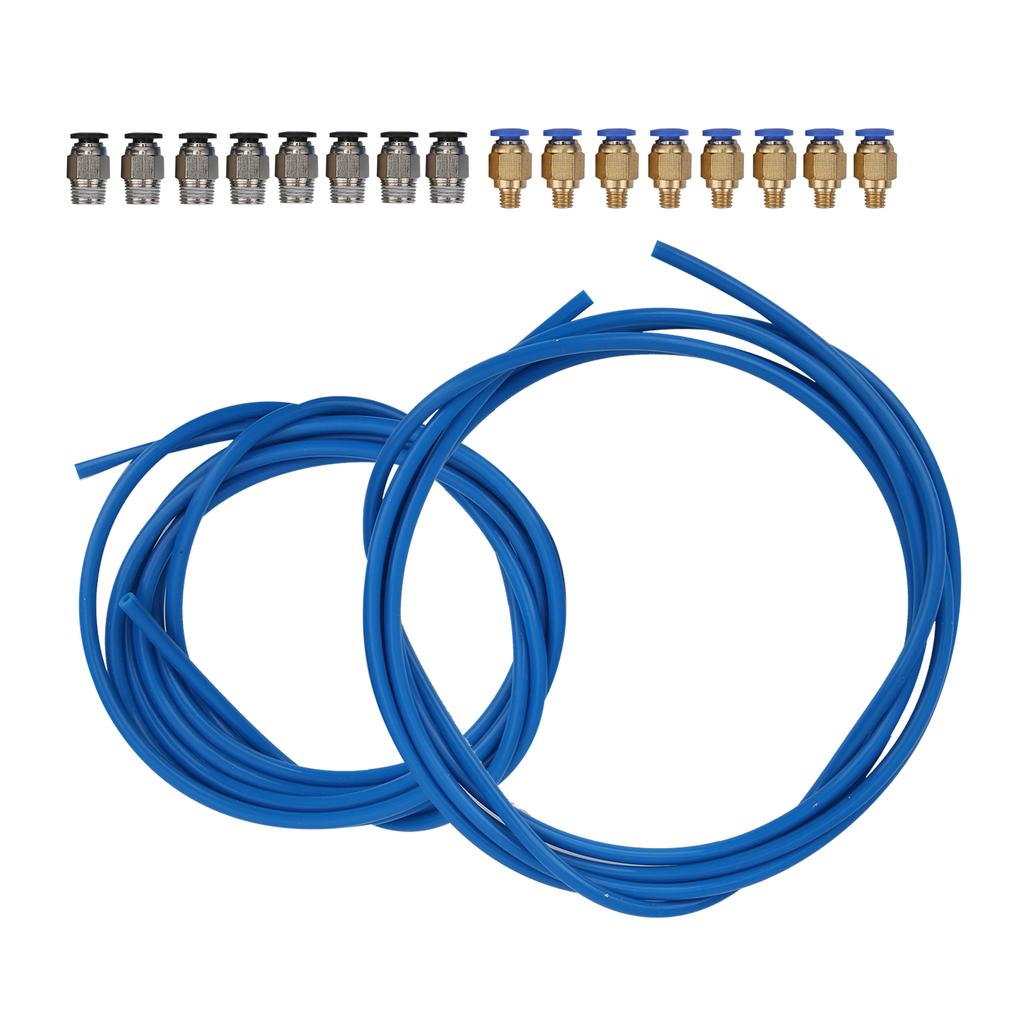 PTFE трубка для 3D-принтера, пневматические фитинги PC4-M6 PC4-M10 для Creality Ender 3