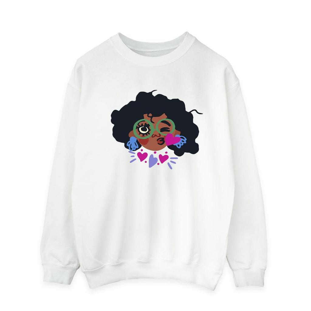Disney Mens Encanto Mirabel Kiss Sweatshirt