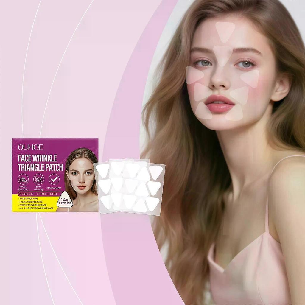 Anti Facial Wrinkle Patches: Anti Wrinkle Patches Overnight - Smile Line Pathces - Facial Wrinkle Patche for Forehead, Smile Line, Under Eyes