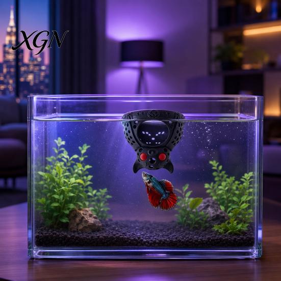Hideout for Betta Xmas Aquarium Hideout, Shrimp Cave Shelter, Christmas Stocking Fish Tank Landscaping Hide, Halloween Bat Tanks