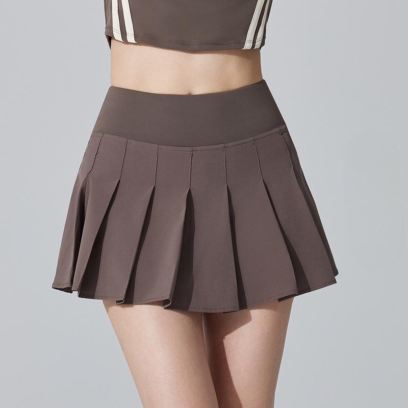 Женская узкая антибактериальная плиссированная юбка с высокой талией для бега, занятий фитнесом, йоги, тенниса, бадминтона, гольфа, короткая юбка