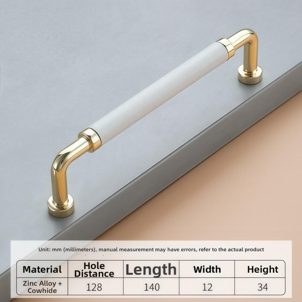 Handmade Wardrobe Door Handles Nordic Cabinet Drawer Knobs Leather Hardware Handle Multipurpose