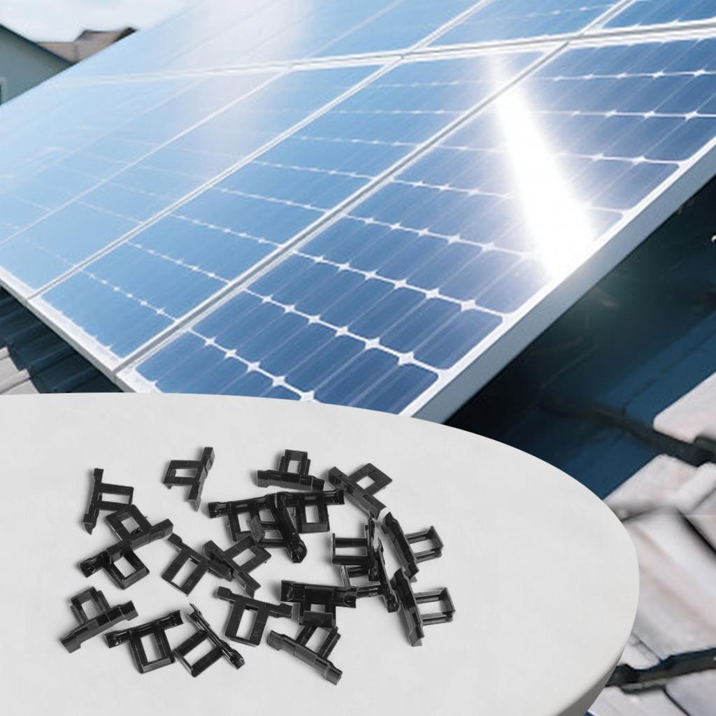 20Pcs Solar Panel Drainage Clips for PV Module Cleaning and Maintenance