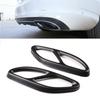 Car Accessories Matte Black Exhaust Pipe Tail Cover Trim For Mercedes Benz A Class W177 V177