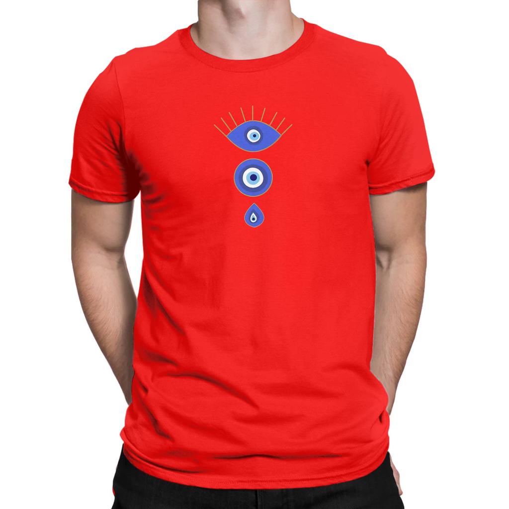 Evil Eye Tshirt For Unisex Greece Casual Pure Cotton Tees Crewneck Short Sleeve T Shirt Summer Tops