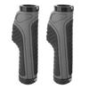 Одна пара резиновых велосипедных эргономичных ручек для велосипедного руля с замком, противоскользящие ручки для велосипедного руля