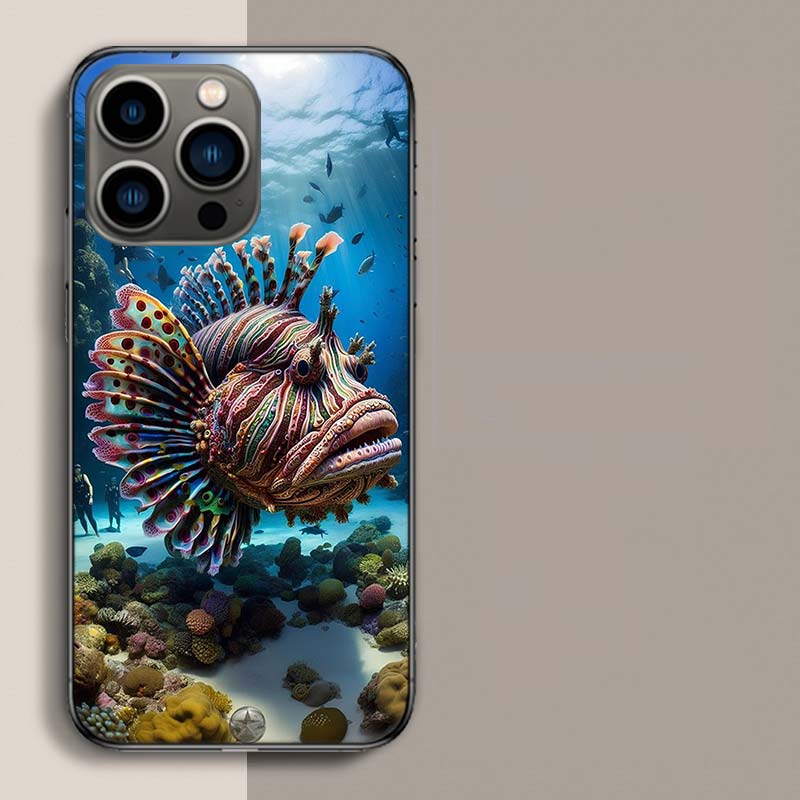Чехол для телефона с рыбой-клоуном в море или океане Для Iphone 17 Air 15 Pro 14 Plus 16 Pro Max 17E 16E 12 13 Mini 11 Чехол Милый Fundas