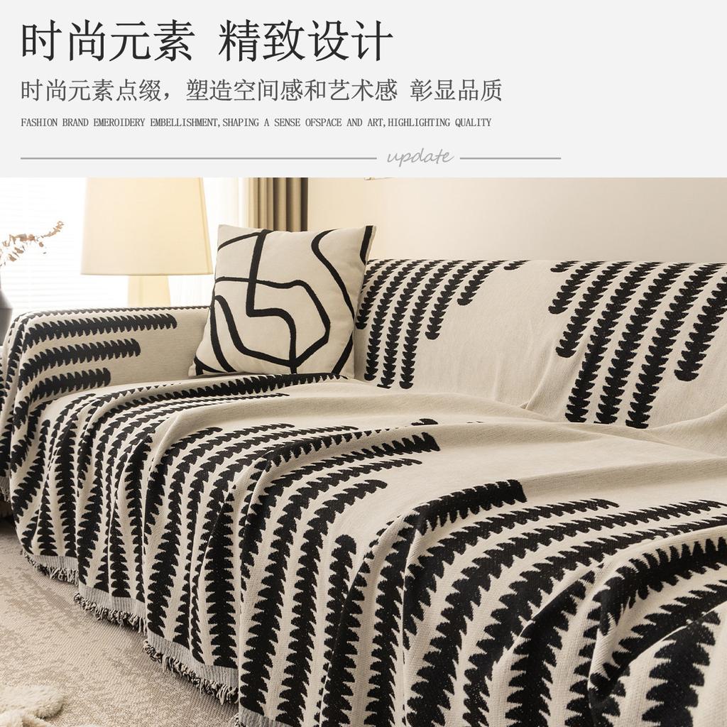 Текстура синели, диванное полотенце, коготь, пылезащитный, удобный чехол для дивана, современные минималистичные линии, многофункциональная ткань для пикника, большое одеяло