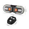 Bicycle USB Charging Remote Control Turn Signal Tail Light Detachable Mountain Bike Night Riding Warning Light Riding Equipment