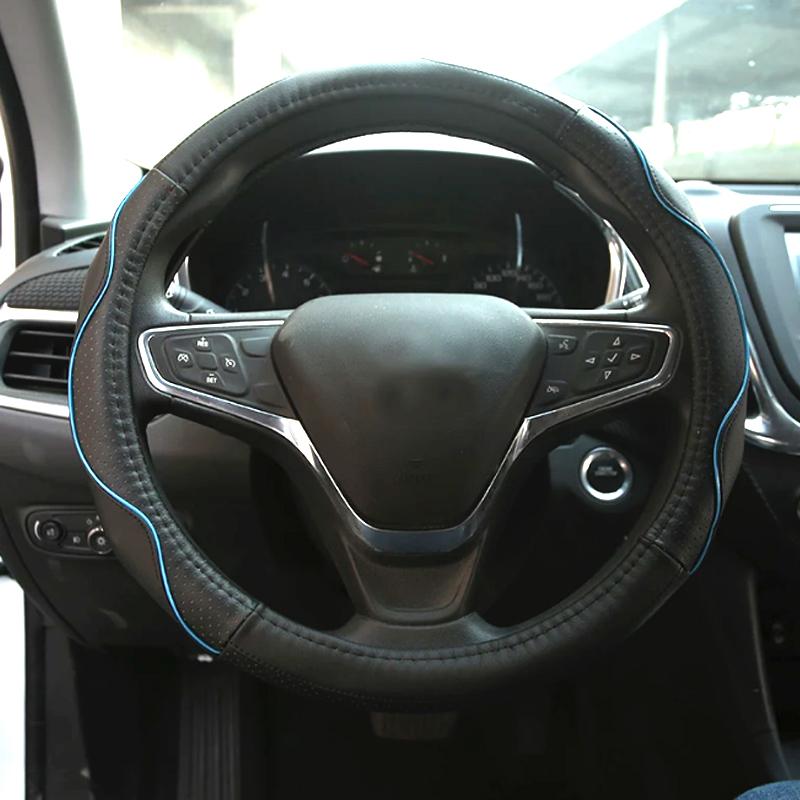 Кожаный защитный чехол на руль автомобиля My Good, чехлы на руль для Jeep Compass 2016 2017 Renegade 2015 2016 2017 автомобиля