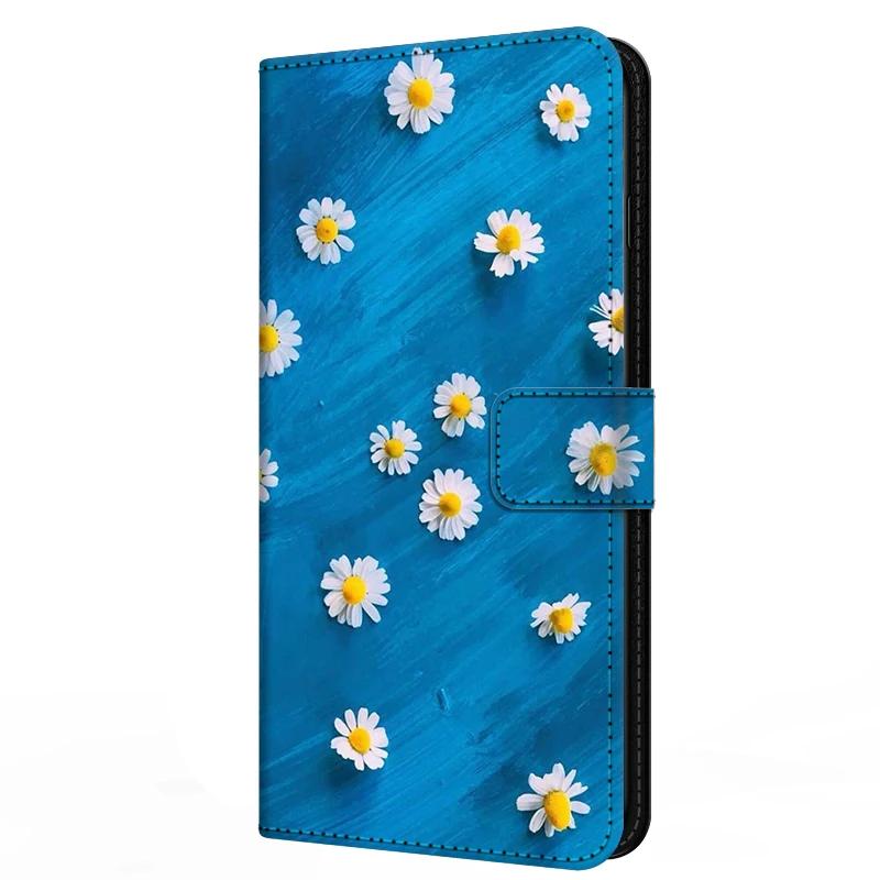 Leather Wallet Cover For Xiaomi 17 pro max Flip Stand Book Magnetic Case For Xiaomi17 Flowers Anime Cartoon Funda Phone Bumper