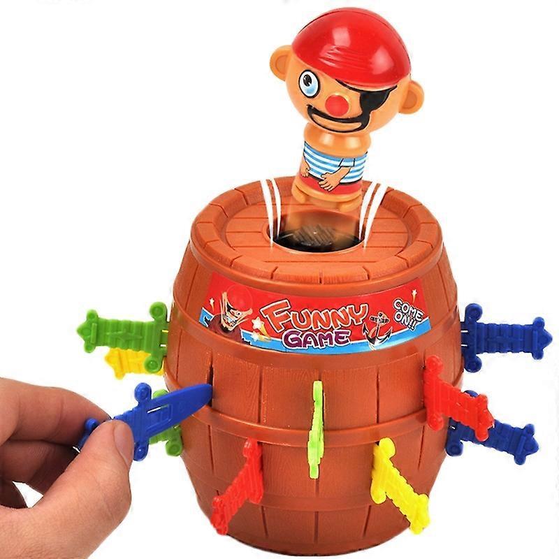 1PCS Tricky Toys The Pirates Uncle Insert Sword Barrel Table Game