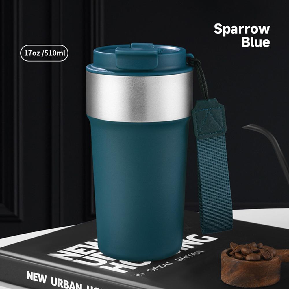 510ML 304 Stainless Steel Insulated Cup Leak-Proof Travel Coffee Mug Keep Hot Cold Tumblers Gift for Travel Coffee Office