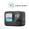 Силиконовый чехол для Gopro Hero 13 12 11 Крышка аккумулятора Закаленное стекло Защитные пленки для экрана Крышка объектива для Go pro 12 13 Комплект аксессуаров