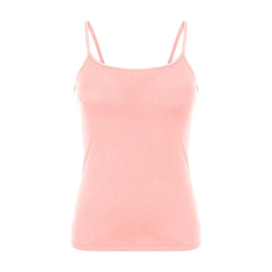 Женская майка-топ на бретелях-спагетти с вырезом-ковшом, со встроенным бюстгальтером, с подкладкой, базовая майка-ками, летний повседневный топ без рукавов для тренировок