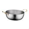 Korea Ramen Pot Instant Noodle Fast Heating Pan Dry Pots Double Ear Seafood Stainless Steel