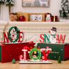 Christmas Wooden Table Decorations Santa Claus Snowman Wooden Table Top Decorations for Christmas Home Party