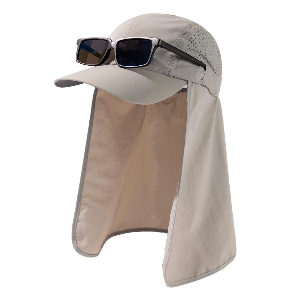 Солнцезащитная шляпа большого размера с УФ-защитой, съемной защитой шеи, спортивная, для улицы, бейсболка, дышащая сетка [TOP-EX], защита, накидка, шляпа, унисекс, кепка, весна, лето, осень,