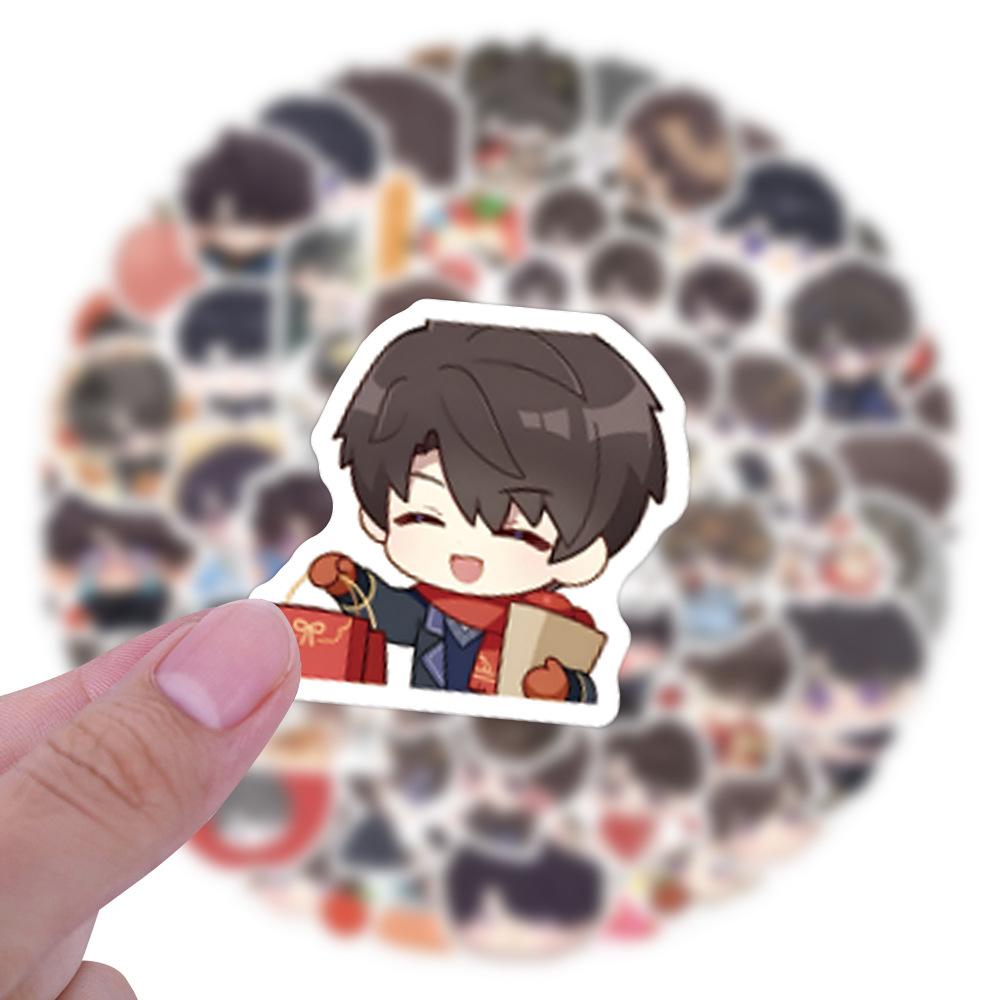 105 Summer Day QQ People Graffiti Stickers Decorate Refrigerator Water Bottle Skateboard Waterproof DIY Stickers