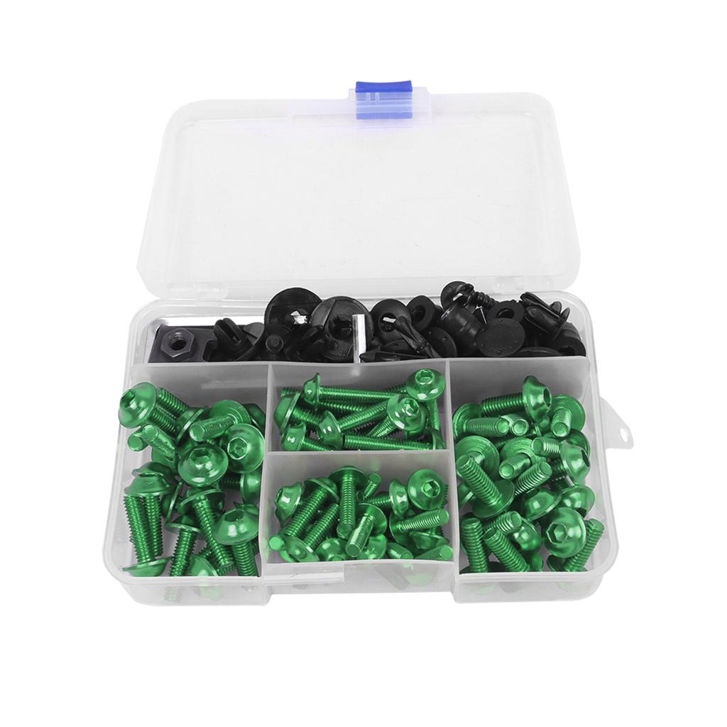 For Suzuki GSXR 600 750 1000 600 750 1000 K1 K2 K3 K4 K5 K6 K7 K8 K9 195/PCS Universal Fairing Bolt Kit Fastener Clips Screws