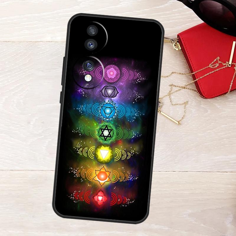 Mandala Chakra Yoga Phone Case For Honor 90 70 50 Lite Magic 5 6 Pro X6 X7 X8 X9 X6a X7a X8a X9a X8b X9b Cover