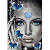 Полный 5D Diy Алмазная картина Бабочка Девушка Алмазная вышивка Полный набор аниме Наборы для вышивки крестом Домашний декор Подарок ручной работы