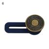 Universal Anti-deformation Waistband Extension Button Anti-rust Silicone Waistband Extender Buckle