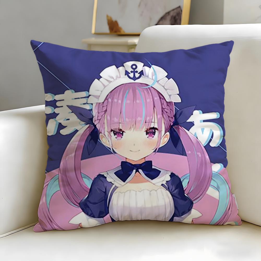 Trendy Mminato Aquaed Cushion Cover Soft EasyWash Pillow Case Versatile for Couch Bed Travel and Office