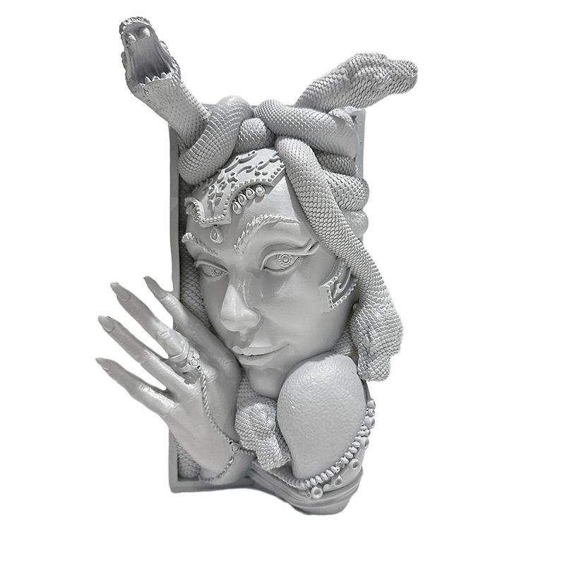 Смола Голова Медузы Бук-нук Декоративные Книжные Подставки Уникальные Змеи Женское Лицо Книжные Упоры Сверхпрочный Книжный Стопор Для Дома Офиса Письменного Стола