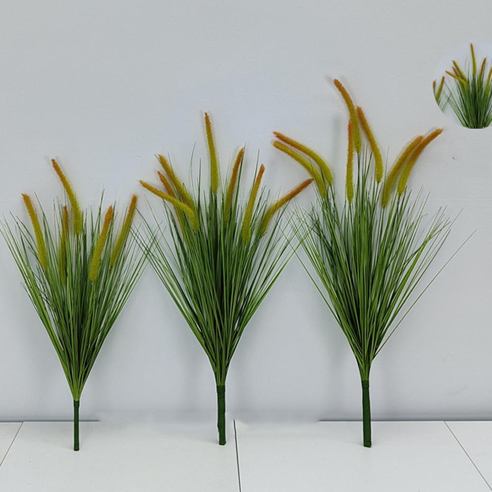 Пластиковый Искусственный Букет Пампасной Травы Большие Искусственные Растения Креативная Шелковая Луговая Трава Осенние Растения