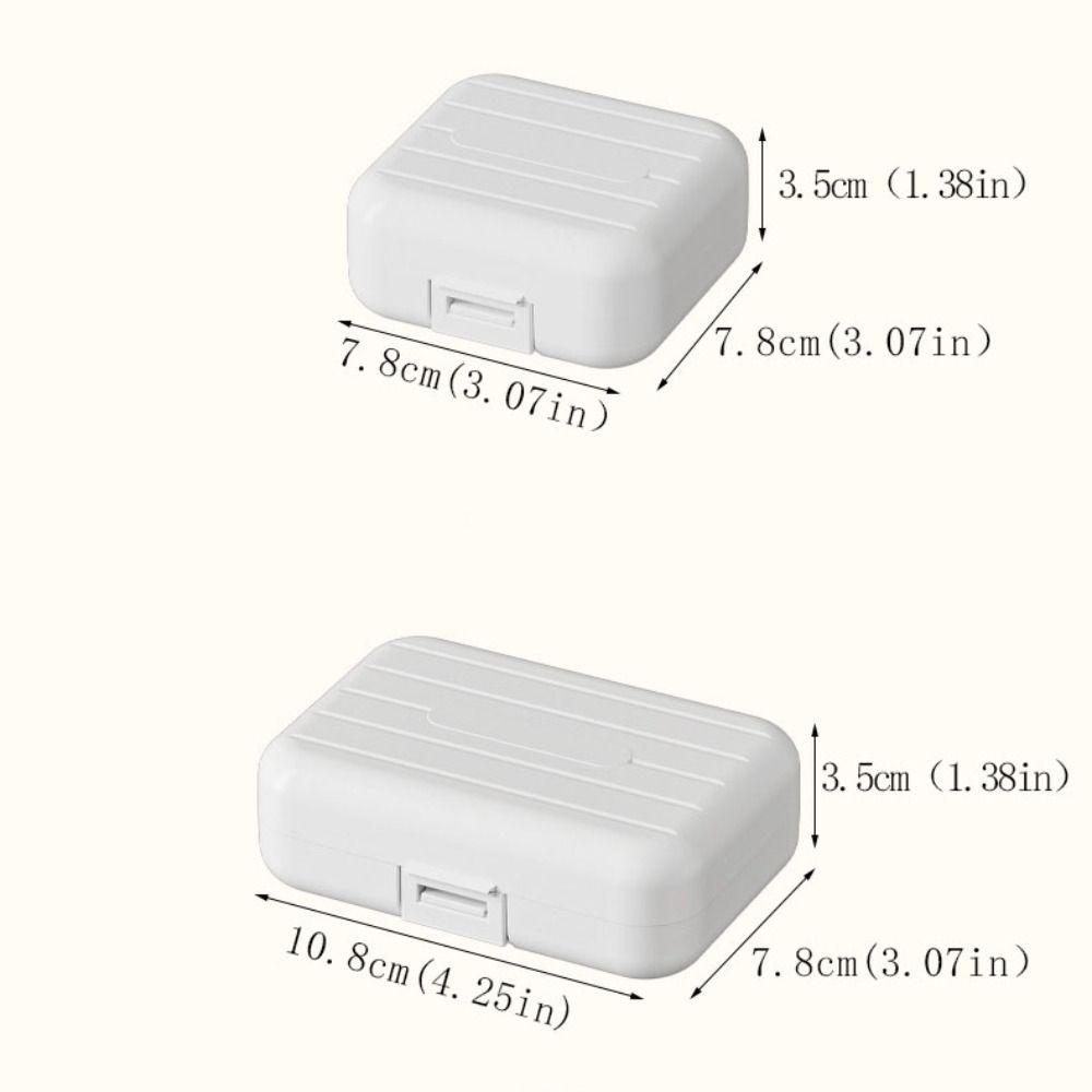 Portable Jewelry Box Mini Storage Box Durable Pill Case Earrings