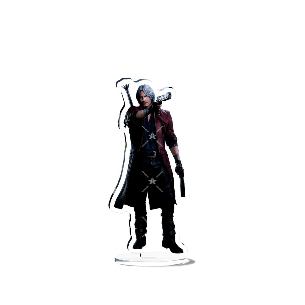 Игра Devil May Cry Вергилий Данте Акриловая подставка Модель Пластина Украшение Оригинальность Настольная фигурка Дисплей Подарочные товары Эксклюзив